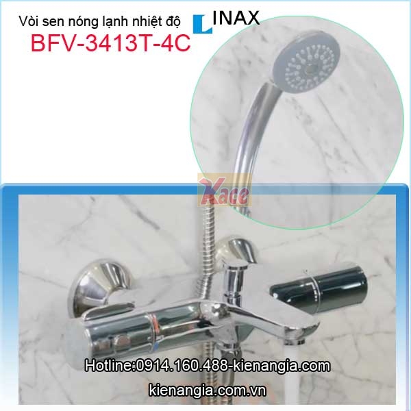 Vòi sen tắm nhiệt độ tự động Inax BFV-3413T-4C