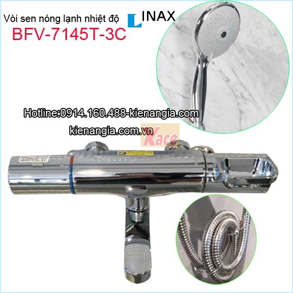 Vòi sen tắm nhiệt độ tự động Inax BFV-7145T-3C