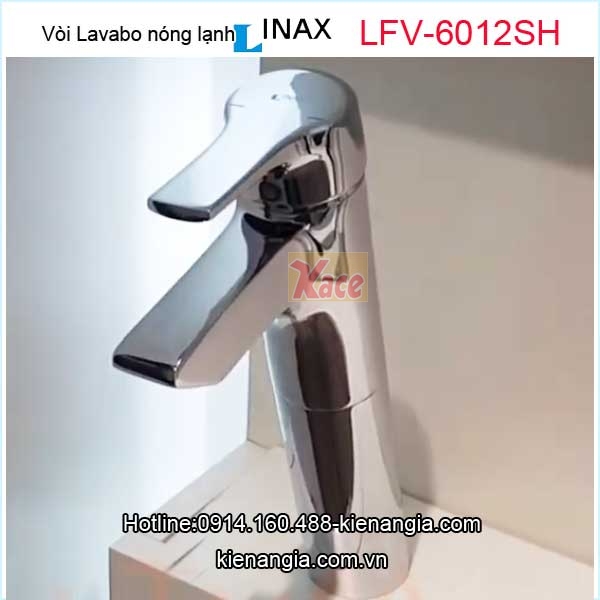 Vòi cao cho chậu lavabo nóng lạnh Inax LFV-6012SH
