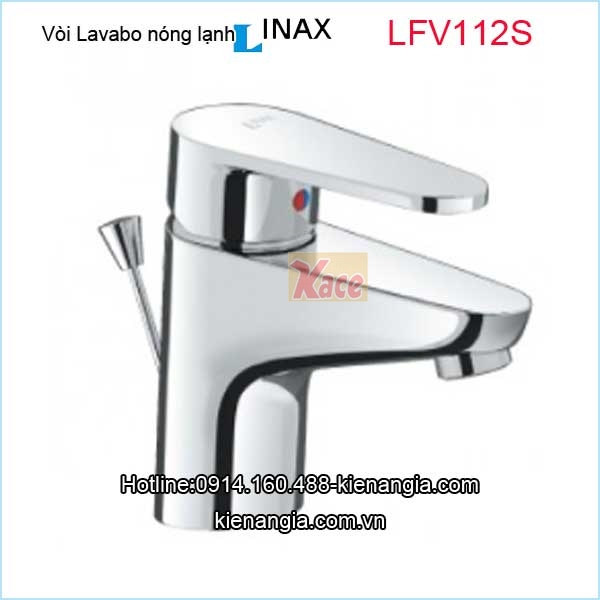 Vòi chậu lavabo nóng lạnh Inax LFV-112S