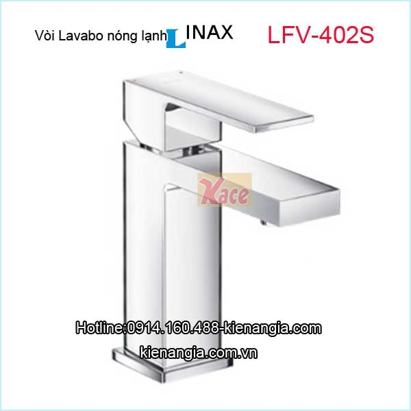 Vòi chậu lavabo nóng lạnh Inax LFV-402S