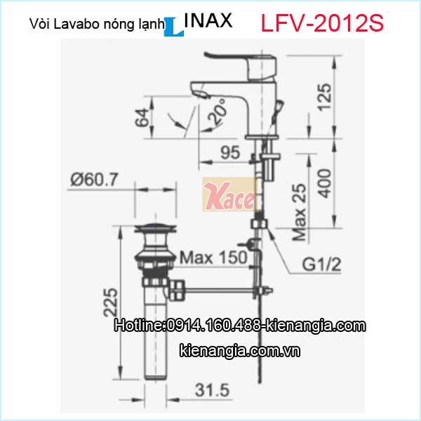 Voi-chau-lavao-nong-lanh-Inax-LFV-2012S-2