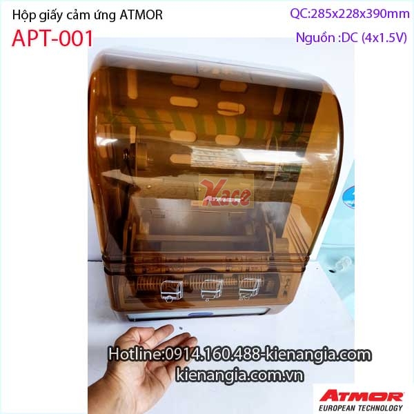 Hộp giấy vệ sinh cảm ứng ATMOR-APT-001