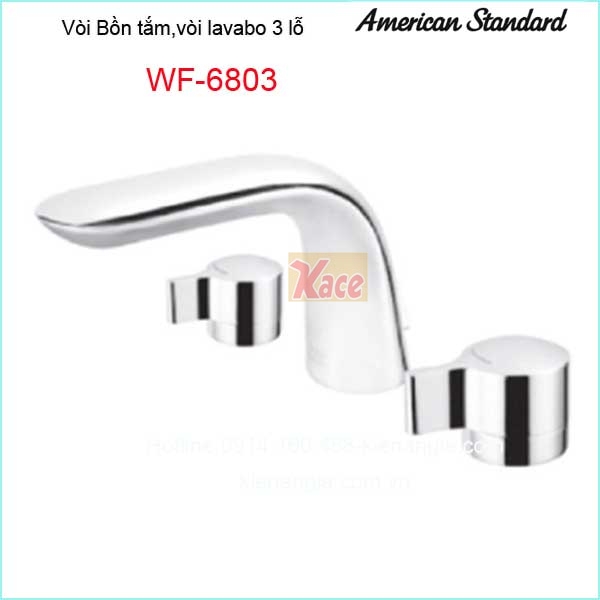 Vòi lavabo 3 lỗ,vòi cấp bồn tắm American standard WF-6803