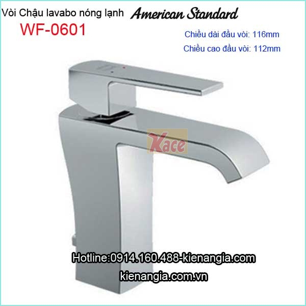 Vòi chậu lavabo nóng lạnh American Standard WF-0601