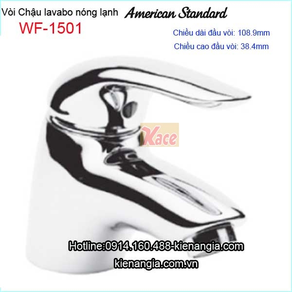 Vòi chậu lavabo nóng lạnh American Standard WF-1501