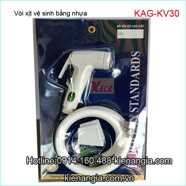 Vòi xịt vệ sinh bằng nhựa KAG-KV30