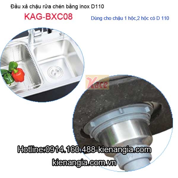 KAG-BCX08-Dau-xa-inox-D110-chau-rua-chen-1-hoc-KAG-BCX08-1