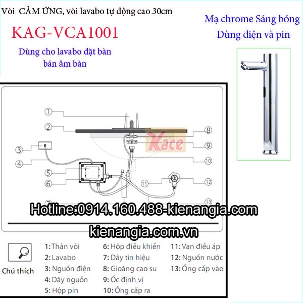 Voi-cam-ung-chau-lavabo-dat-ban-KAG-VCA1001-LAP-DAT
