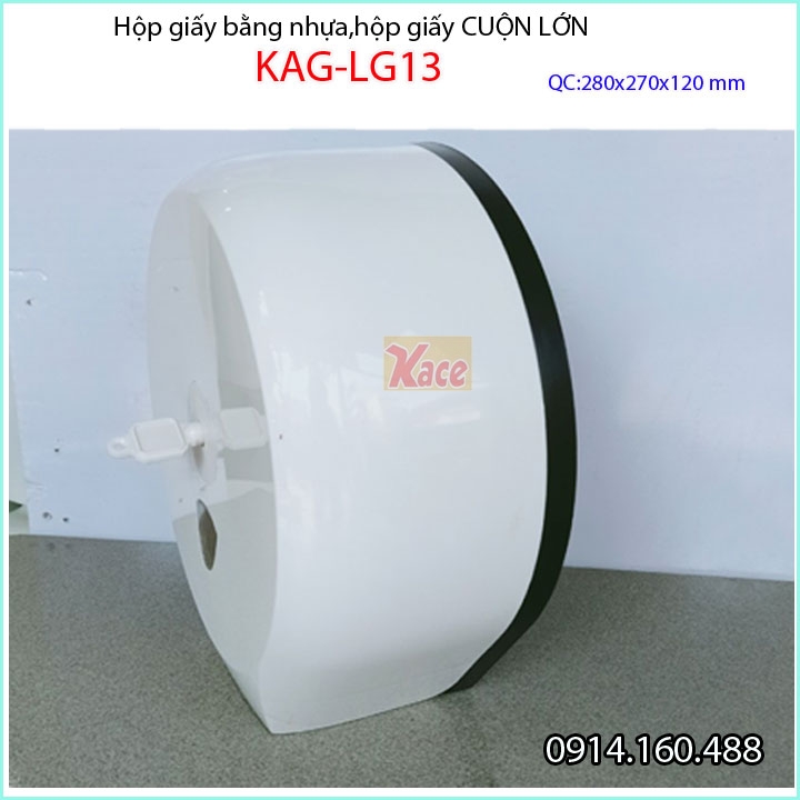 KAG-LG13-Hop-giay-cuon-lon-bang-nhua-mau-trang-gia-dinh-KAG-LG13-1