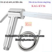 Vòi xịt vệ sinh mạ chrome sáng bóng KAG-KV36