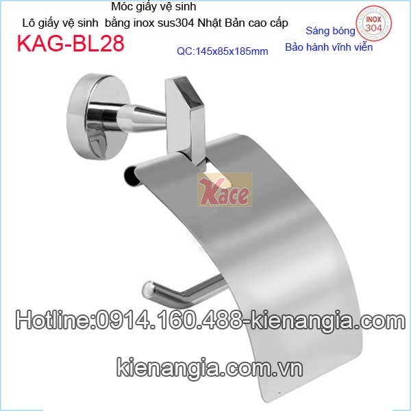 KAG-BL28-Moc-giay-ve-sinh-inox-sus304-Nhat-Ban-Bliro-KAG-BL28