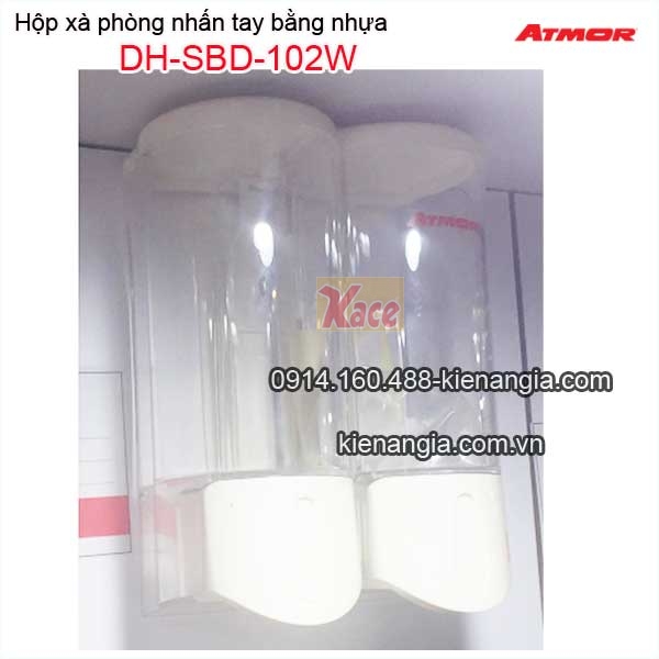 Hộp xà phòng nước nhấn đôi bằng nhựa ATMOR DH-SBD-102CP