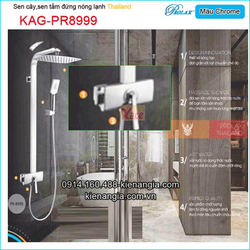 Sen phòng tắm đứng,sen cây Thailand Prolax-KAG-PR8999