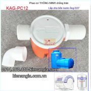Van phao cơ thông minh bồn nước D27-KAG-PC12