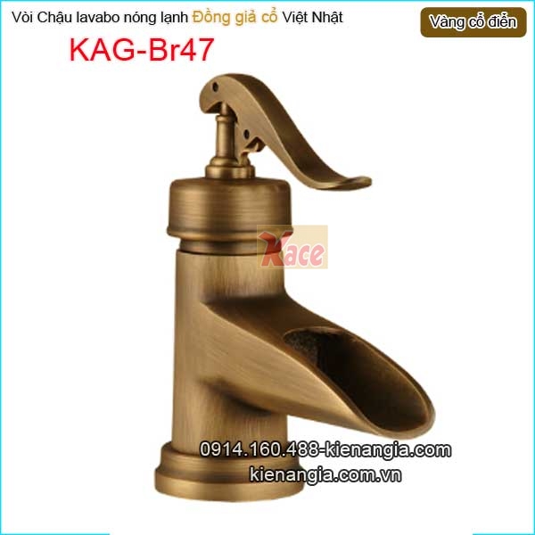 KAG-Br47-Voi-chau-lavabo-nong-lanh-dong-vang-gia-co-KAG-Br47