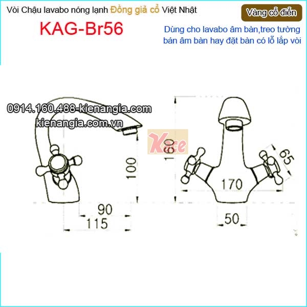KAG-Br56-Voi-chau-lavabo-nong-lanh-dong-vang-gia-co-KAG-Br56-tskt