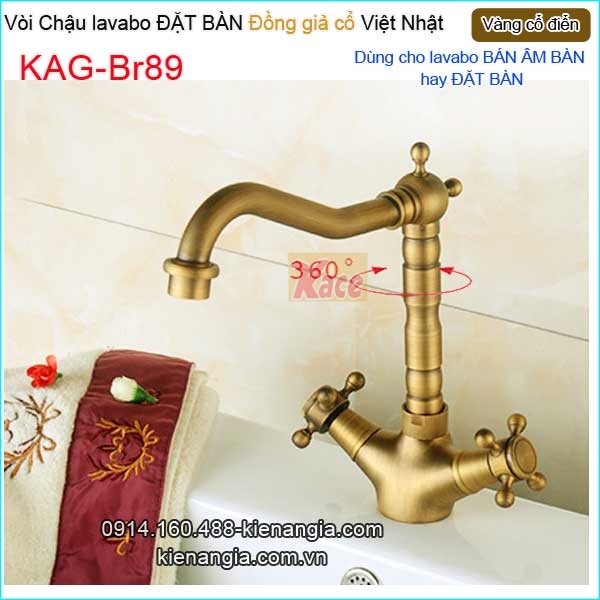 KAG-Br89-Voi-chau-lavabo-DAT-BAN-cach-dieu-vang-dong-co-dien-KAG-B89-1