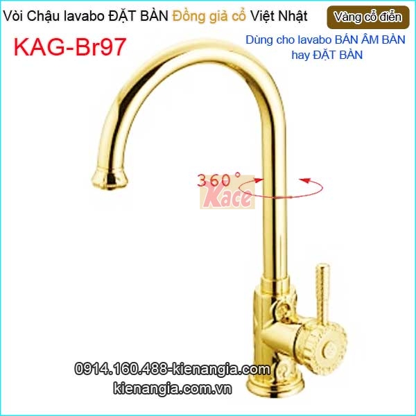 KAG-Br97-Voi-chau-lavabo-DAT-BAN-cach-dieu-vang-dong-co-dien-KAG-B97-1