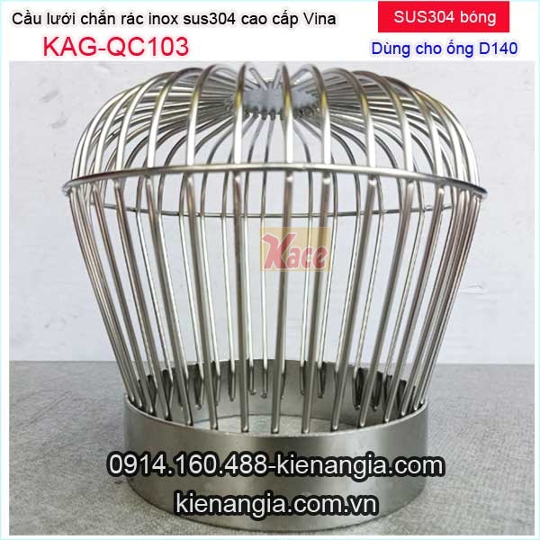 KAG-QC103-Cau-luoi-chan-rac-Inox-sus304-bong-cao-cap-Vina-D140-KAG-QC103-0