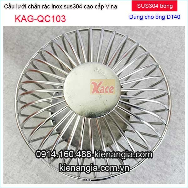 KAG-QC103-Cau-luoi-chan-rac-Inox-sus304-bong-cao-cap-Vina-D140-KAG-QC103-2