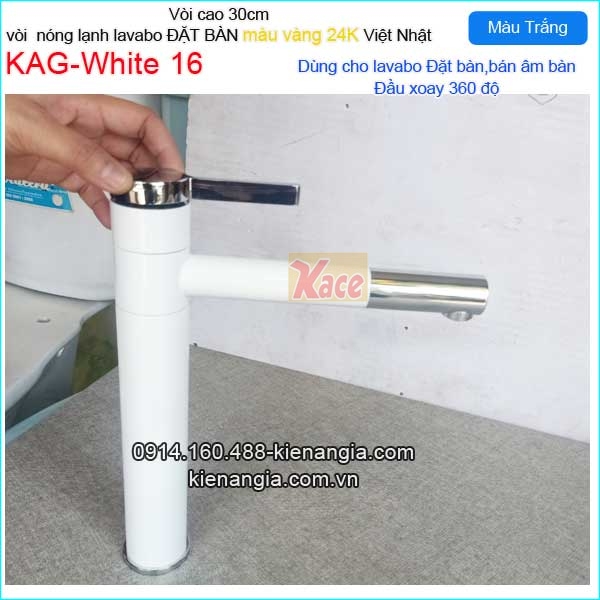 KAG-White16-Voi-Lavabo-DAT-BAN-nong-lanh-mau-trang-24K-KAG-white16