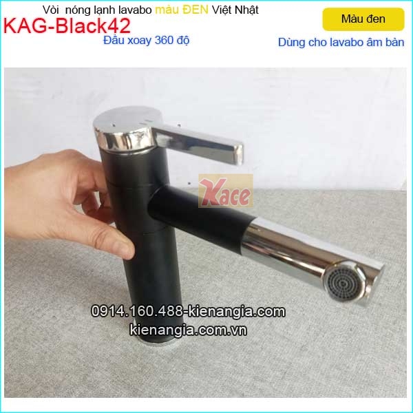 KAG-Black42-Voi-su-Lavabo-20cm-nong-lanh-Den-KAG-Black42-0