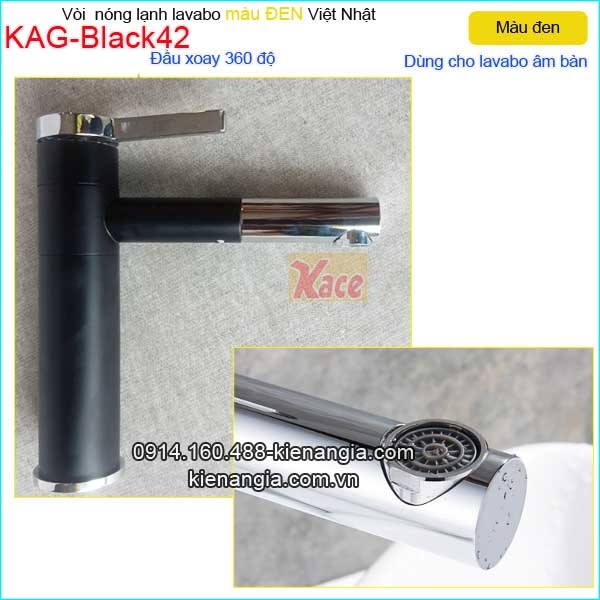 KAG-Black42-Voi-su-Lavabo-20cm-nong-lanh-Den-KAG-Black42-6