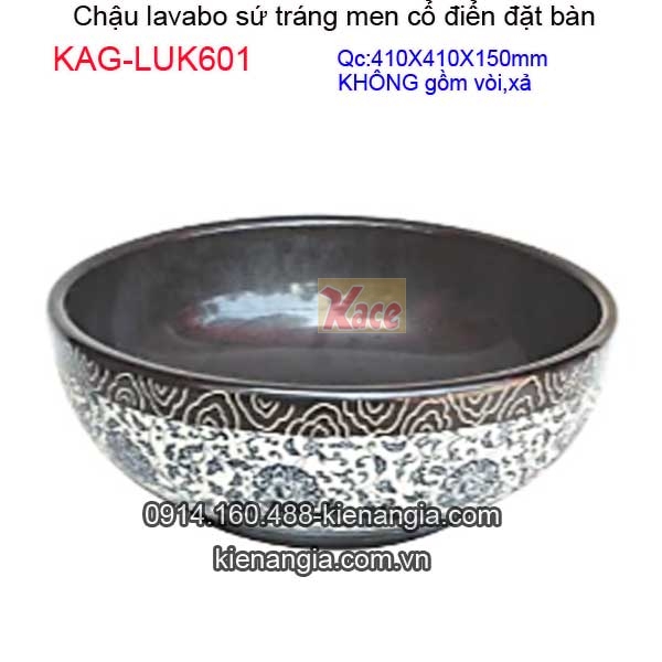KAG-LUK601-Chau-lavabo-su-trang-ment-co-dien-dat-ban-KAG-LUK601