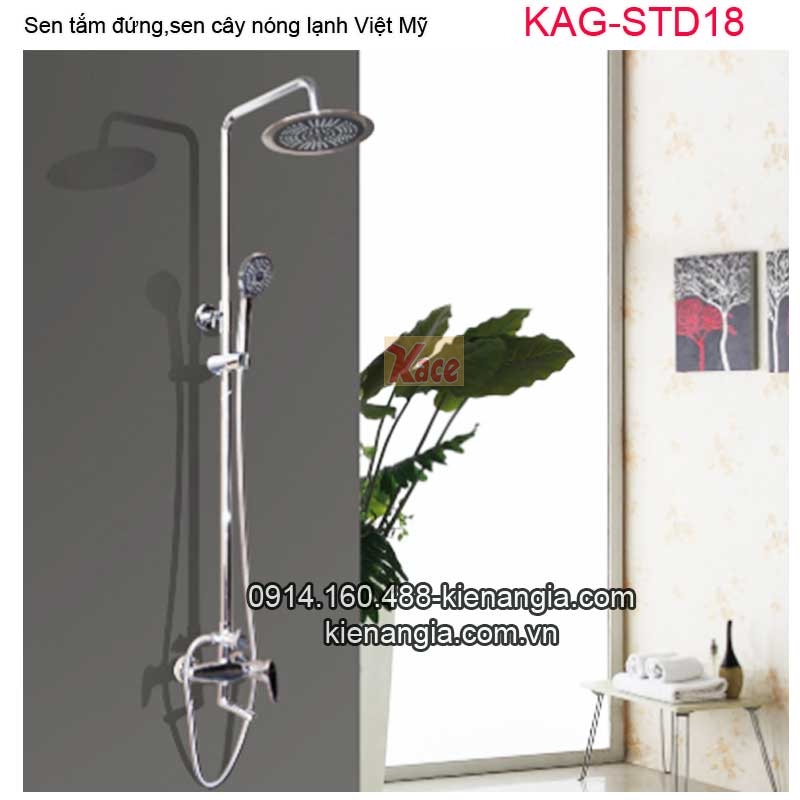 Sen cây,sen tắm đứng nóng lạnh Việt Mỹ KAG-STD18