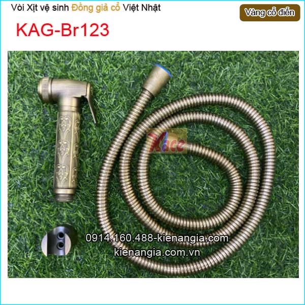 Vòi  xịt vệ sinh đồng cổ điển KAG-Br123