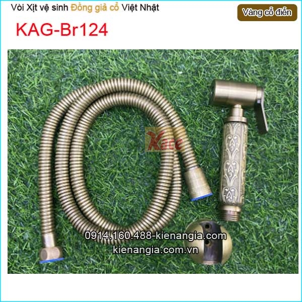 Vòi  xịt vệ sinh đồng cổ điển KAG-Br124