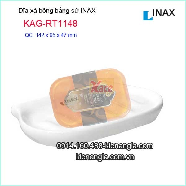 Dĩa xà bông cục bằng sứ INAX-KAG-RT1148