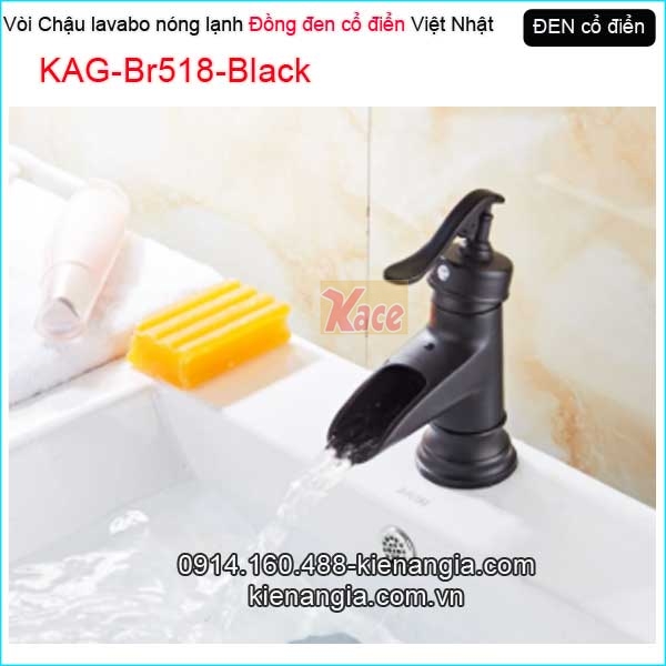 KAG-Br518-Black-Voi-dong-den-co-dien-lavabo-nong-lanh-KAG-Br518-Black-1