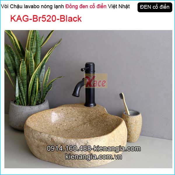 KAG-Br520-Black-Voi-dong-den-co-dien-lavabo-nong-lanh-KAG-Br520-Black-1