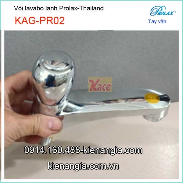 Vòi lavabo lạnh tay vặn Prolax-Thailand-KAG-PR02