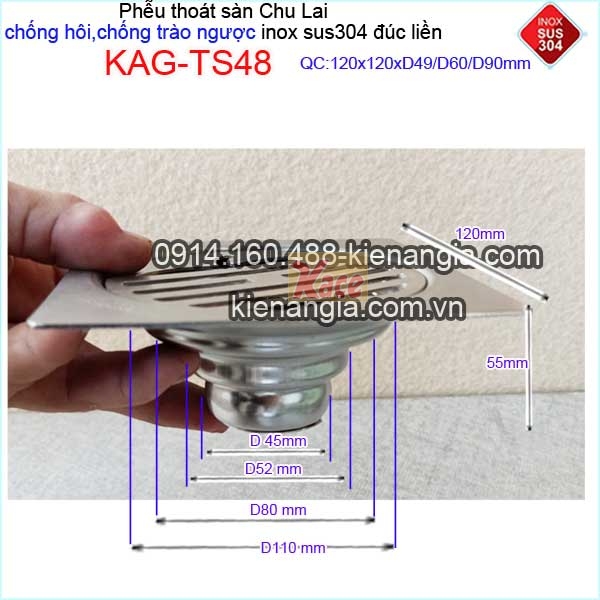 KAG-TS48-Thoat-san-inox-304-chong-hoi-trao-nguoc-Chu-Lai-12x12xd496090-KAG-TS48-tskt