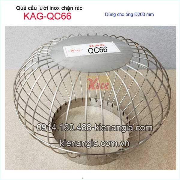 Cầu inox D200 chắn rác giá rẻ KAG-QC66