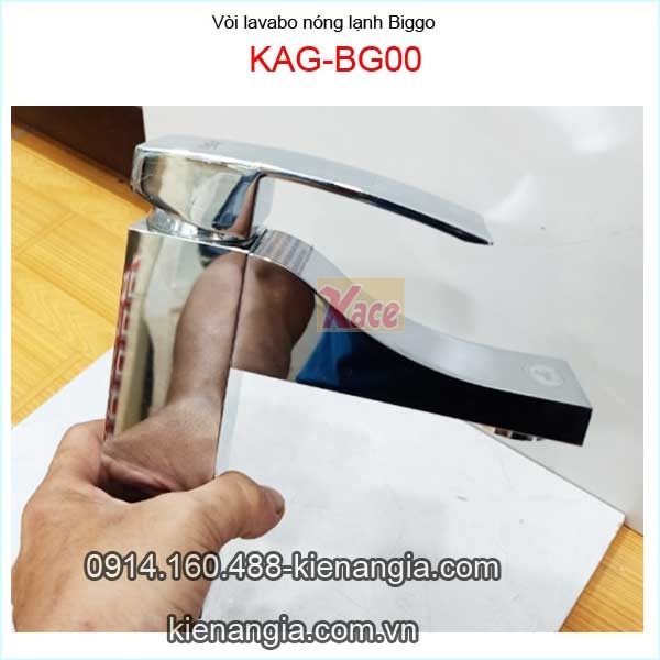 Vòi lavabo nóng lạnh vuông KAG-BG00