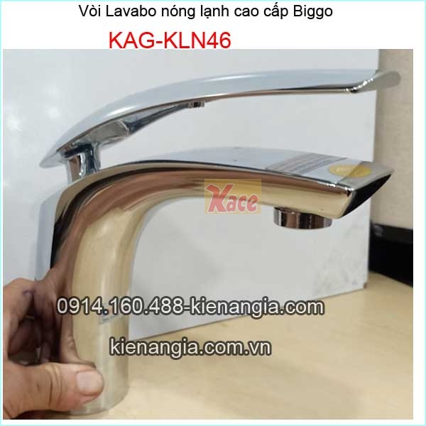 Vòi lavabo 20cm nóng lạnh Biggo KAG-KLN46BM2023