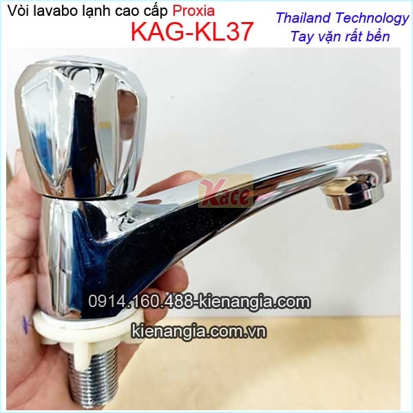 Vòi lavabo âm bàn tay vặn Proxia-Thailand KAG-KL37