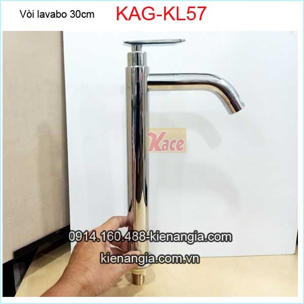 Vòi lavabo lạnh ống trúc 30cm KAG-KL57