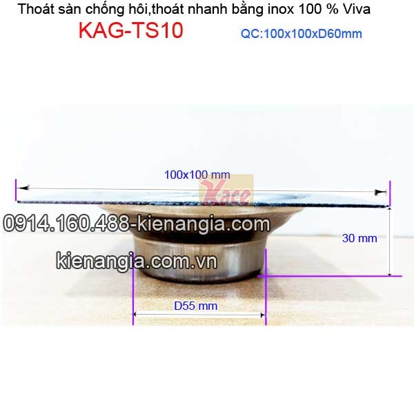 KAG-TS10-Thoat-san-inox-430-10x10xD60-Viva--KAG-TS10-tskt