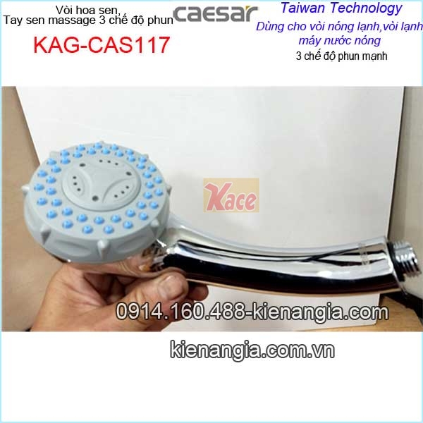 KAG-CAS117-Tay-sen-massage-3-che-do-phun-nuoc-manh-Caesar-KAG-CAS117-1