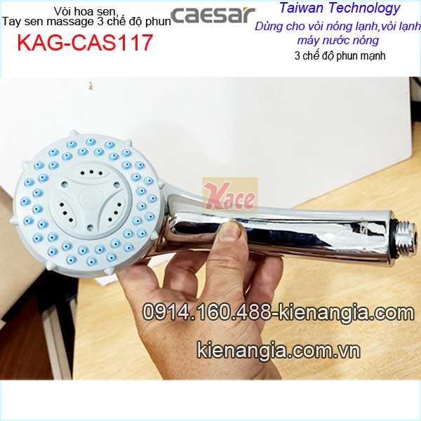 KAG-CAS117-Tay-sen-massage-3-che-do-phun-nuoc-manh-Caesar-KAG-CAS117-5