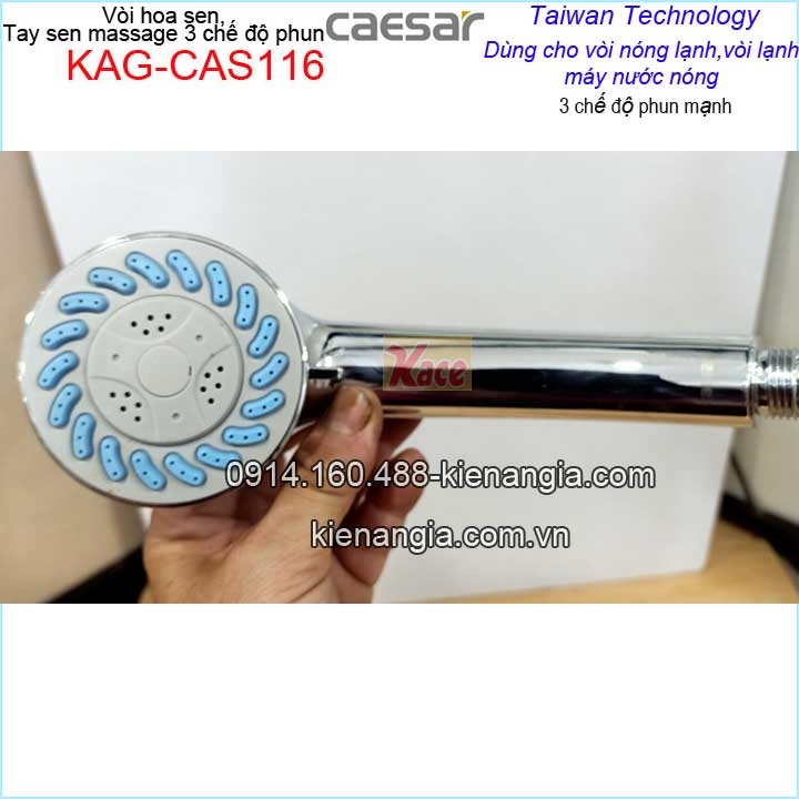 KAG-CAS116-Tay-sen-massage-3-che-do-phun-nuoc-manh-Caesar-KAG-CAS116-3