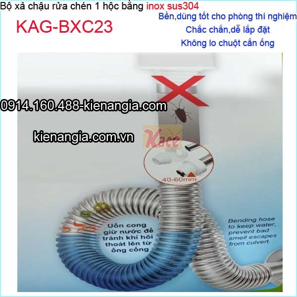 KAG-BXC23-Bo-xa-chau-1-hoc-bang-inox-sus304-KAG-XBX23