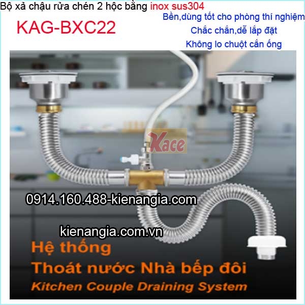 KAG-BXC22-Bo-xa-chau-2-hoc-bang-inox-sus304-KAG-XBX22