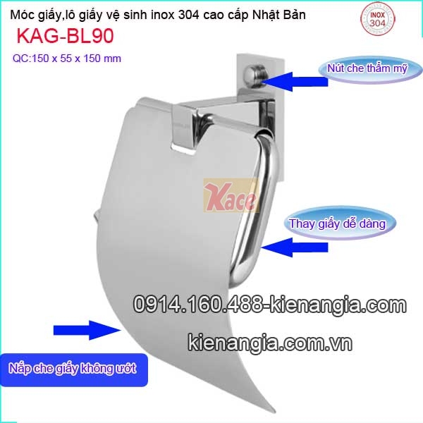 KAG-BL90-Moc-giay-lo-giay-ve-sinh-inox-304-Viet-Nhat-Bliro-KAG-BL90-2