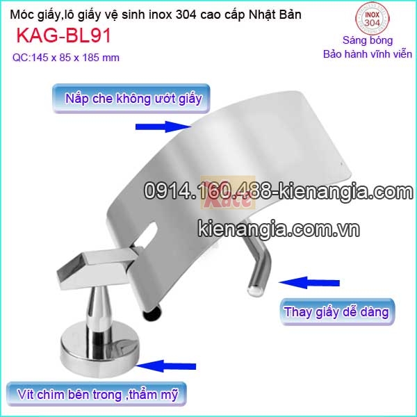 KAG-BL91-Moc-giay-lo-giay-ve-sinh-inox-304-Viet-Nhat-Bliro-KAG-BL91-2